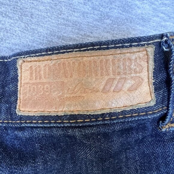 Iron Workers Mens USA 36 Blue Denim Work Jeans Reinforced Mesh Motorcycle Jeans - Picture 12 of 16